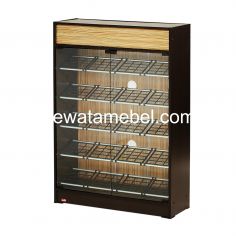 Shoes Cabinet Size 80 - ACTIV Viera LS 800 / Cultas Oak - Zebra Wood